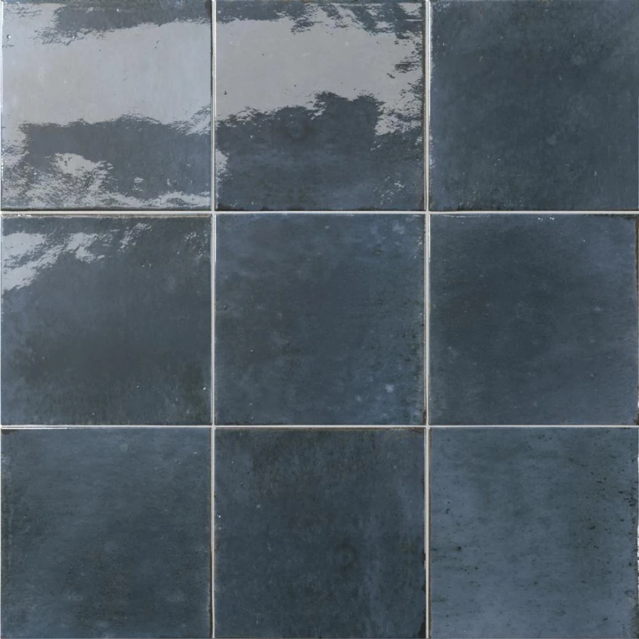 Керамогранит Dune Ceramica Agadir Lago глянцевый синий 188577 14,7х14,7 см