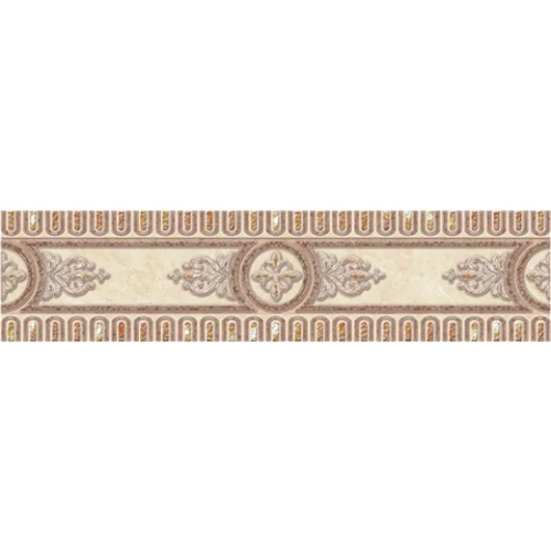 Бордюр напольный Cersanit Carrara CE5R303 бежевый 11х44