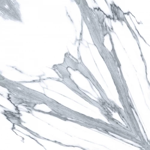 Керамогранит SotGres Bookmatch Scatter White глянцевый белый 60х60 см