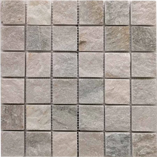 Мозаика Pixel mosaic Сланец Slate Grey чип 48х48 мм сетка Pix302 30,5х30,5 см