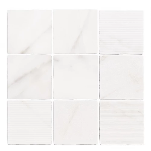 Керамогранит WOW Геа Cарвед Cалаcатта / Gea Carved Calacatta матовый белый 120288 12,1х12,1 см