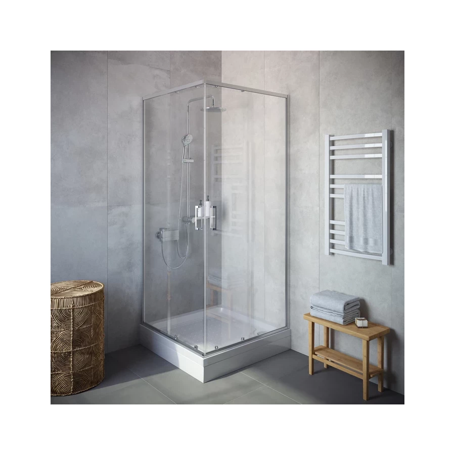 Поддон душевой Optima Home OPH1WS9i22 белый 90х90х17 см