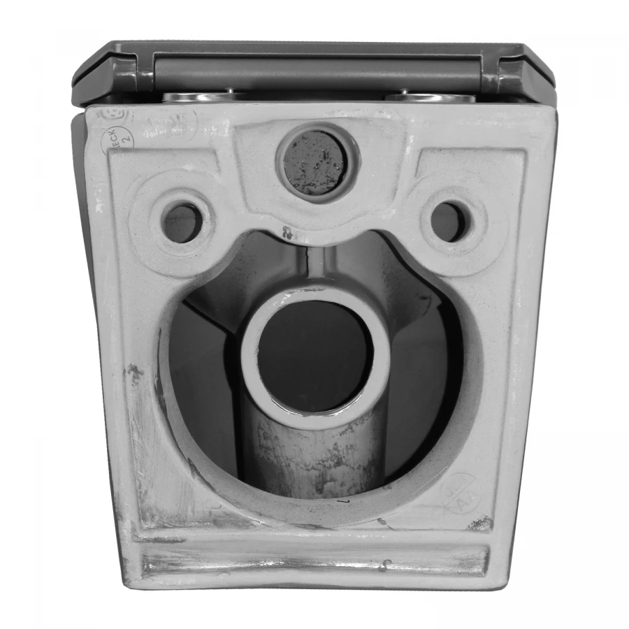 Унитаз подвесной Azario Keras безободковый с быстросъемным сиденьем микролифт серый матовый AZ-99046G 37х52х36 см