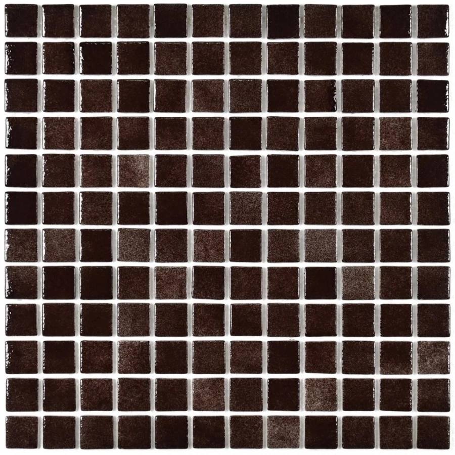 Мозаика Bonaparte Стеклянная мозаика Atlantis Choko 24х24 глянцевая коричневая 31,5х31,5 см