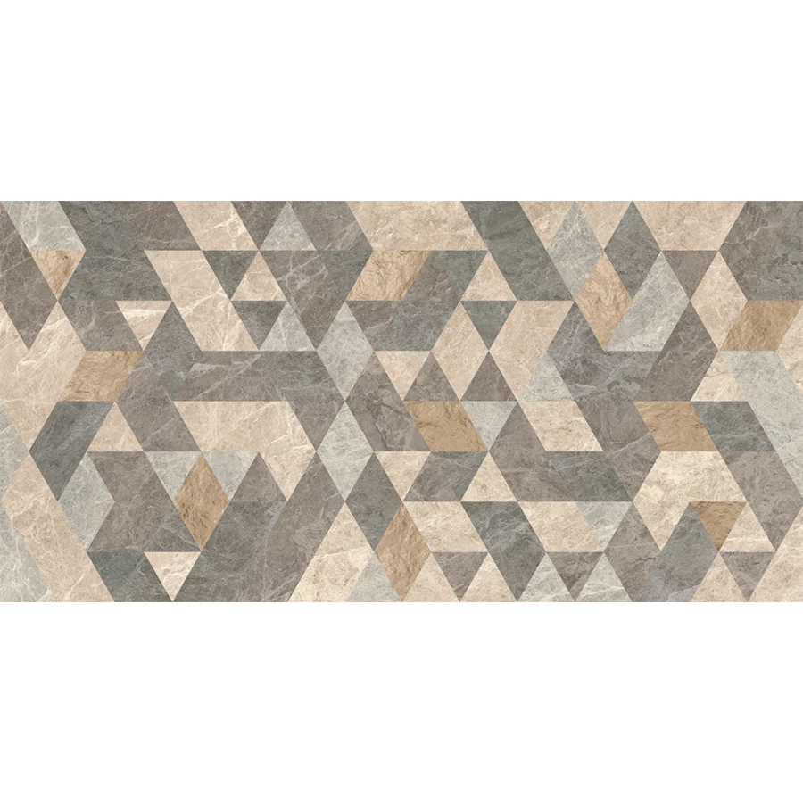 Керамогранит Vitra Marmostone Декор Микс Гео 7ЛПР R 8мм K951329LPR01VTER 120х60 см