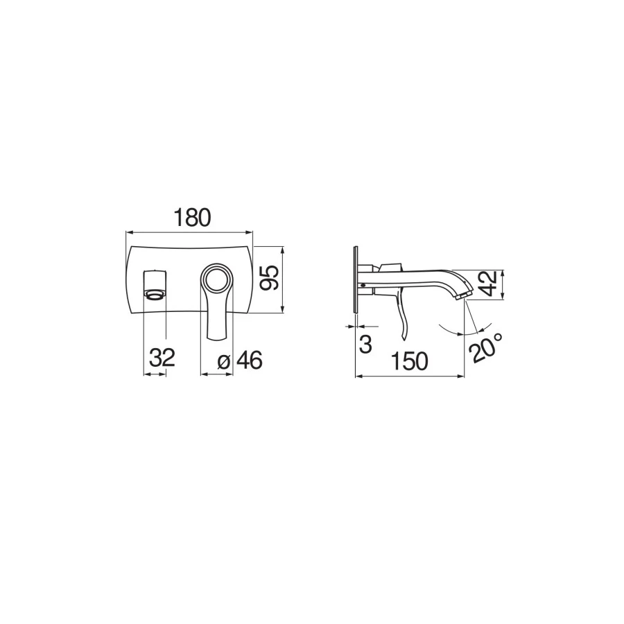 Смеситель для раковины Nobili Sofi SI98198CR