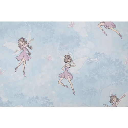 Обои флизелиновые Palitra Home Mary Fairy HomeColor голубые HC72343-65 1,06х10,05 м