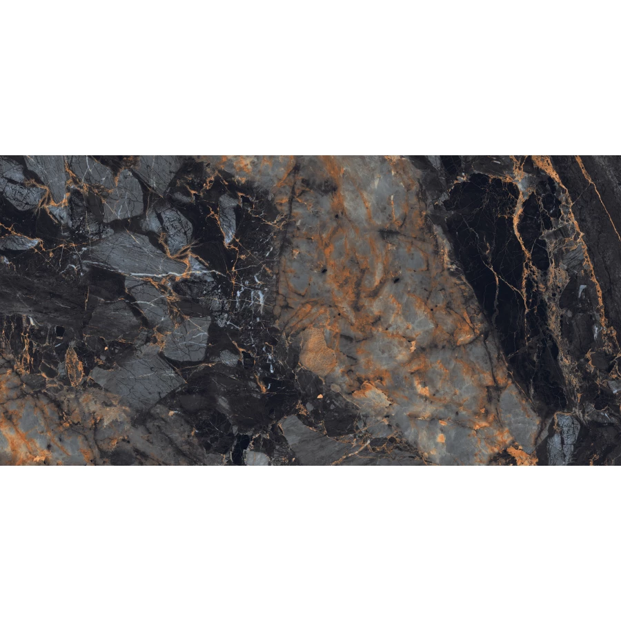 Керамогранит Buono Queen Galaxia Stone Matt матовый черный QVL4608M 120х60 см