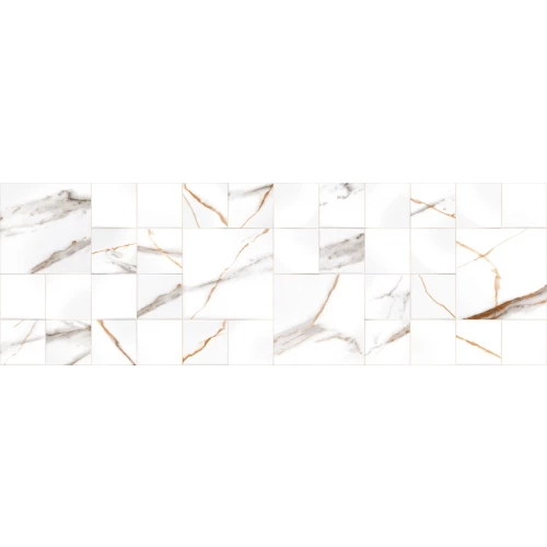 Плитка настенная Primavera Signorina Gold Decor 02 carving DC15-02 90х30 см