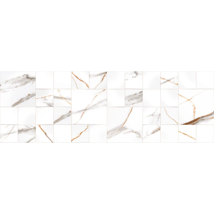 Плитка настенная Primavera Signorina Gold Decor 02 carving DC15-02 90х30 см