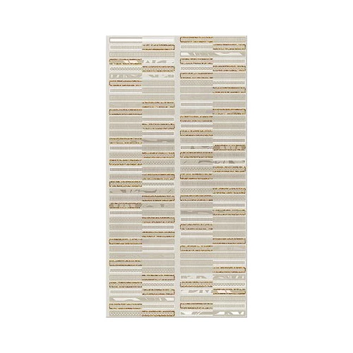 Декор Azori Aura Marfil Geometria 31,5х63 см