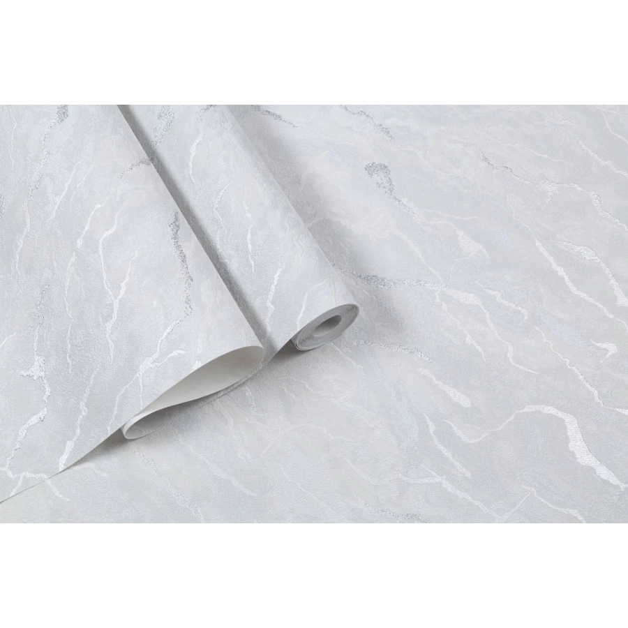 Обои флизелиновые Palitra Home Ornament HomeColor серые HC31216-14 1,06х10,05 м