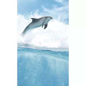 Панно Cerrol Porto Dolphins B 4пл. Голубой 100x60 