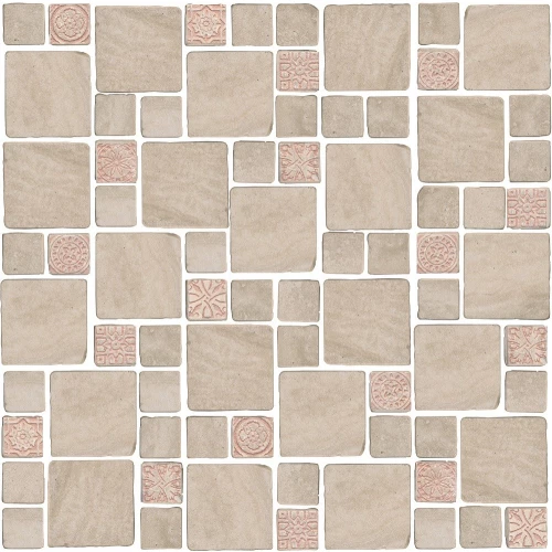 Керамогранит Kerama Marazzi Риальто Антика 4 Декор мозаичный матовый бежевый MBD008 30х30 см