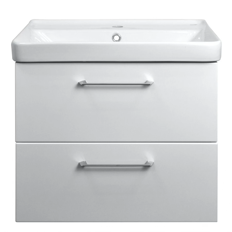 Комплект тумба Azario подвесная Ника 60 с раковиной Monte tx 60 белый CS00080143 60х47.5х56 см