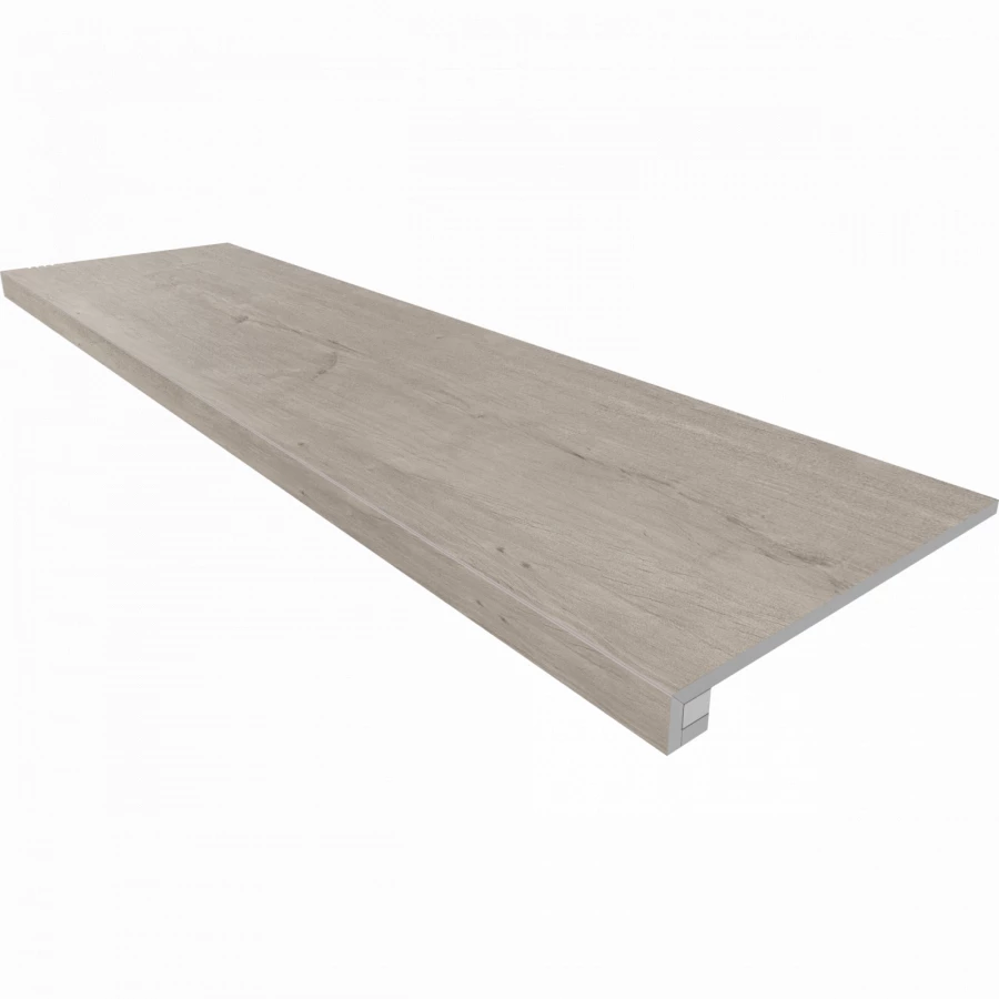Комплект Estima Soft Wood Ступень SF03 33x120 неполированный прямоугольный бортик без насечек Подступенок 14,5x120 69412