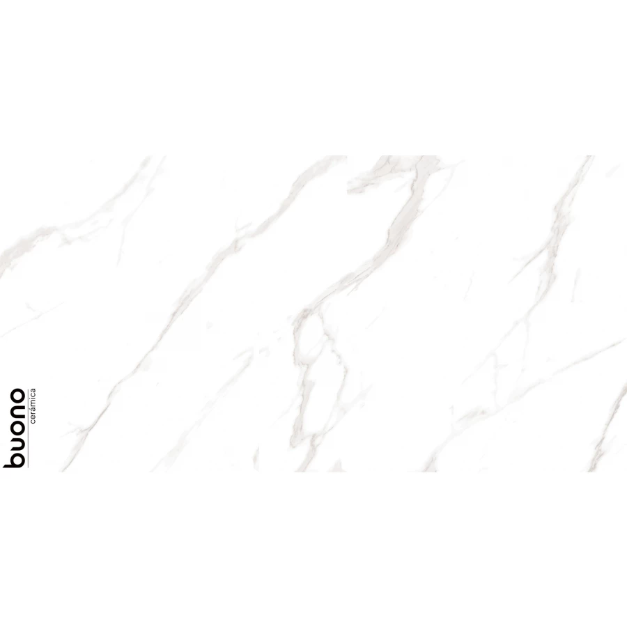 Керамогранит Buono Marble Carrara Livia Glossy белый M4401P 120х60 см