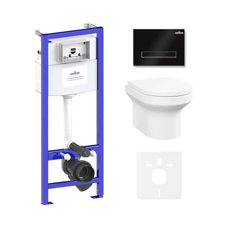 Унитаз Lavinia Boho Relfix Grance Hill Rimless 87561010 (комплект 6 в 1)