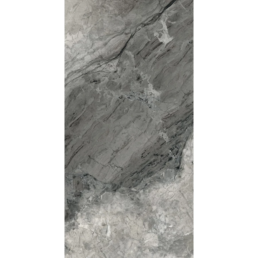 Керамогранит Vitra MarbleSet Иллюжн Лаппато R9 темно-серый 60х120 см