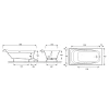 Чугунная ванна Jacob Delafon Super Repos E2902-00 180х90 см
