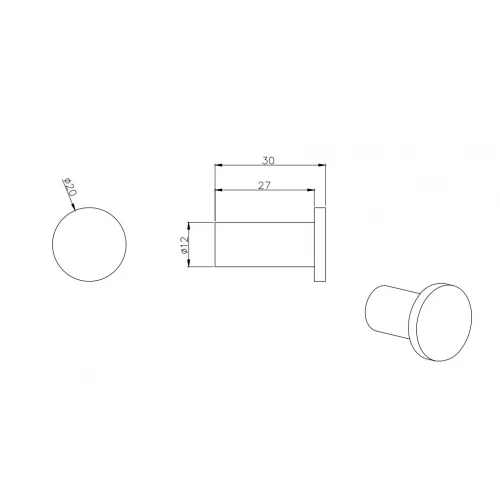Крючок Aquatek Вега AQ4001CR