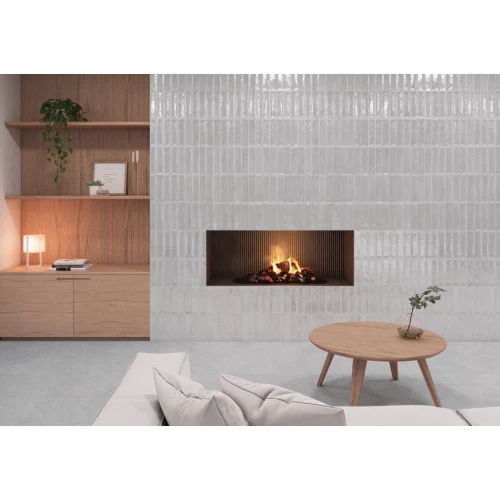 Плитка настенная Harmony Peronda Bari Silver глянцевая серая 5000035258 24,6х6 см