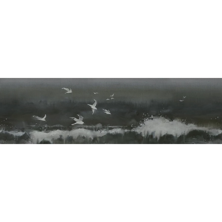 Декор Kerama Marazzi Тракай 3 глянцевый многоцветный 8,5х28,5 см