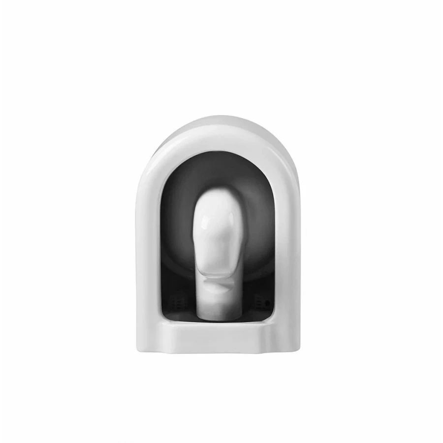 Унитаз компакт Aquatek Мия подвесной безободковый тонкое сиденье с механизмом плавного закрывания крепеж AQ2004-00 49x37x34 см