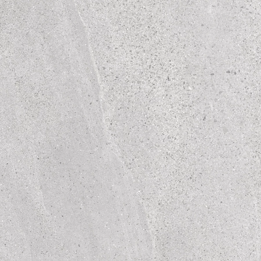 Клинкерная плитка Керамин Камерун 7 матовая светло-серая 39,4х39,4 см