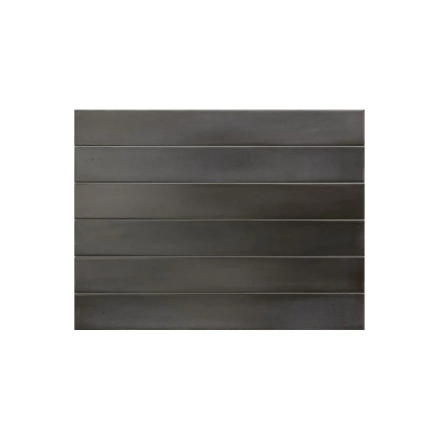 Плитка настенная Equipe Massimo Dark Black матовая черная 31578 40х5 см