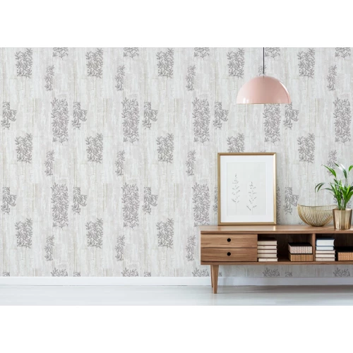 Обои виниловые Palitra Home Futurism HomeColor белые HC11050-11 0,53х10,05 м