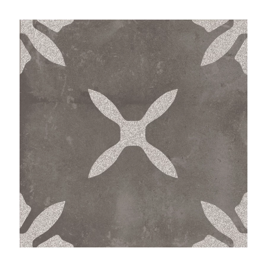 Керамогранит Harmony Peronda Pangea Chocolate Flower LT матовый кофейный 3386040457 22,3х22,3 см