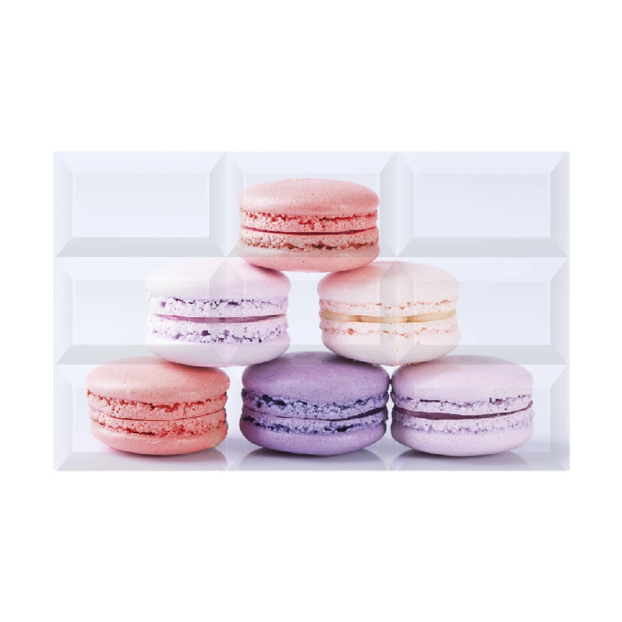 Декор НЗКМ Macarons piramid белый TD-MCR-D-PR 25х40 
