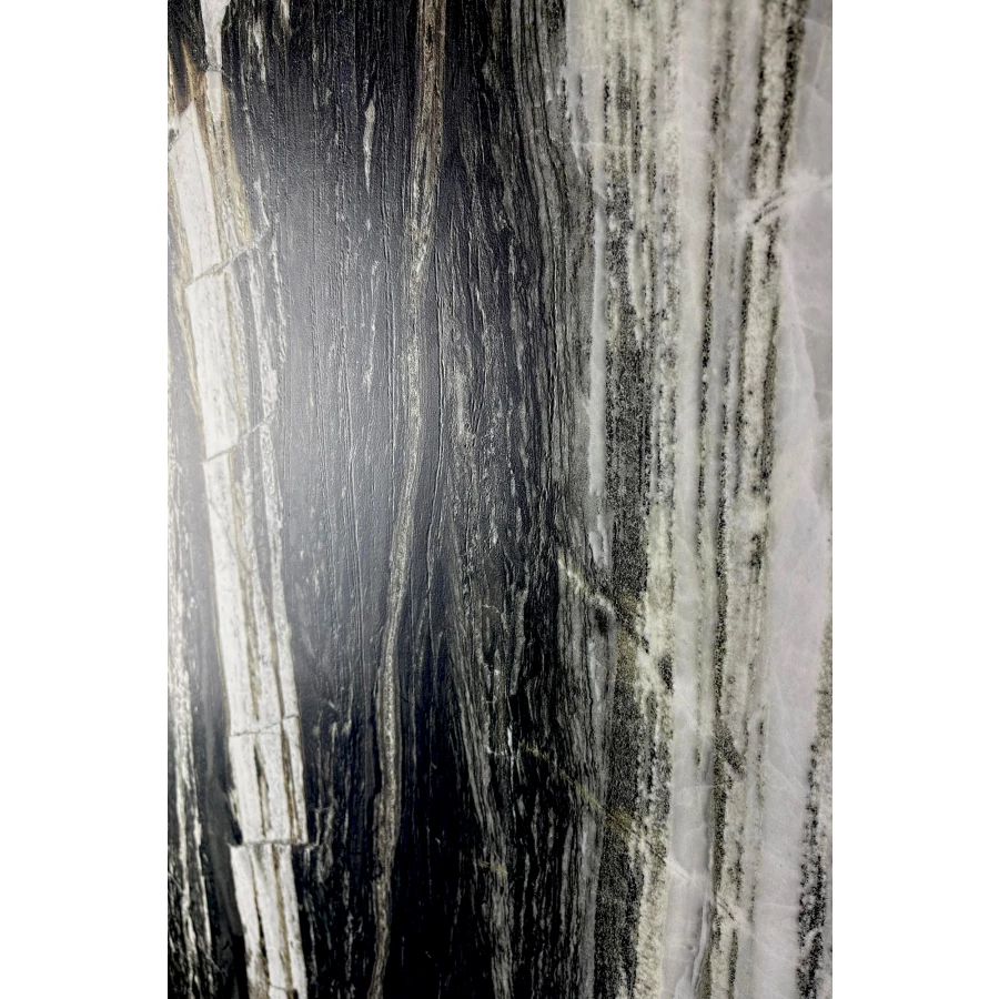 Керамогранит Creanza Brazzilian Black Shape+Glue Art 3D-глазурь матовый чёрный SH1002-G 120х60 см