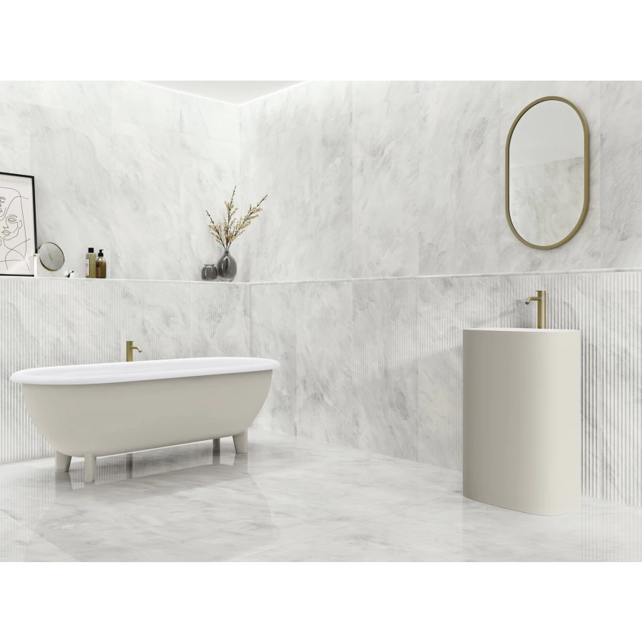 Керамогранит Ape Ceramica Alexandria Klebb White Matt Rect матовый белый A040476 120х60 см