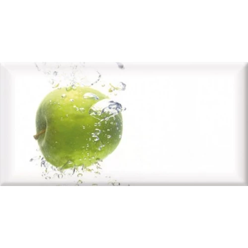 Декор Absolut Keramika Monocolor Biselado Decor Fresh Apple ABC0000077 20х10 см