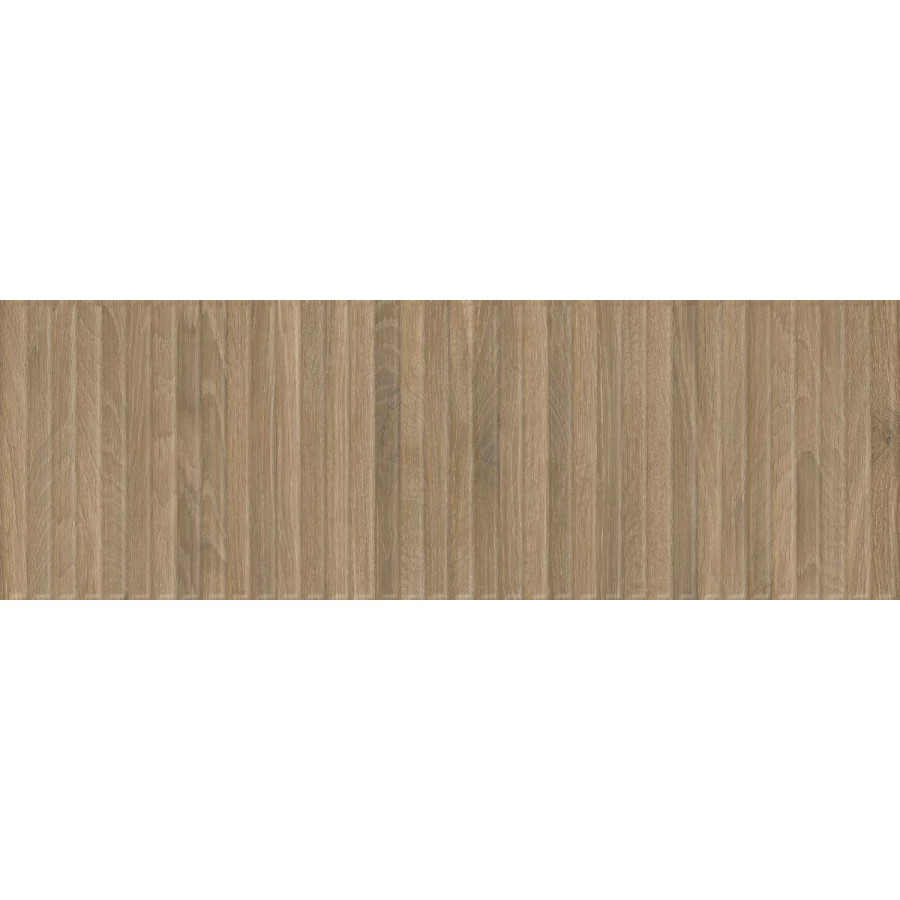 Плитка настенная Ceramika Paradyz Molto Wood Struktura Rekt Mat коричневый 75*25 см