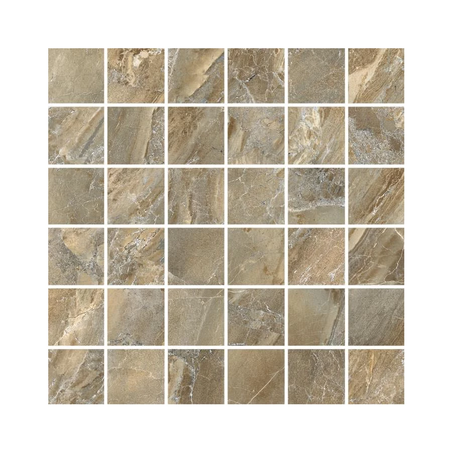 Мозаика Cerdomus Dome Walnut чип 4,7*4,7 матовая бежевая 31,5х31,5 см