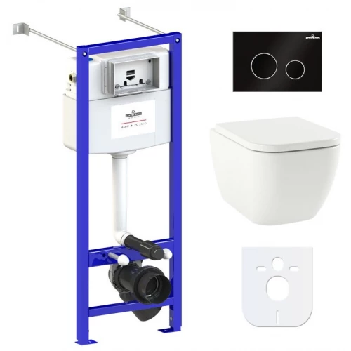 Унитаз Lavinia Boho Relfix One Rimless 77050164 (комплект 6 в 1)