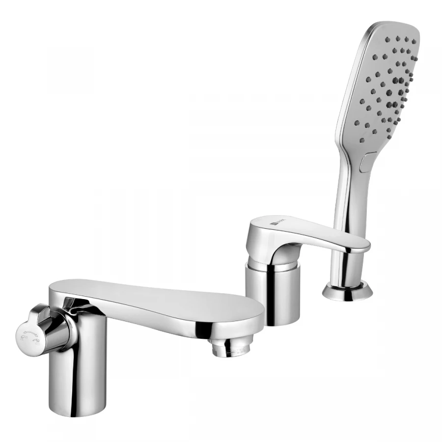 Смеситель на борт ванны Lemark Shift LM4347C хром