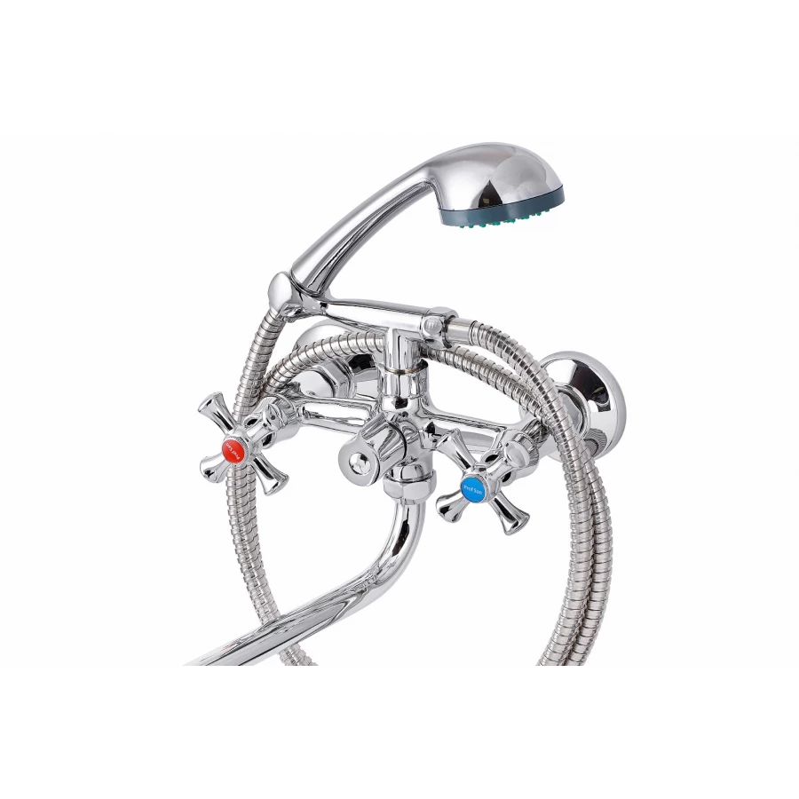 Смеситель для ванны с душем ПСМ-Профсан PSM-158-75 ЕВРО тип См-ВУДРНШлА хром