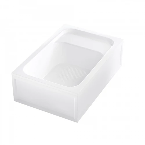 Душевой поддон прямоугольный RGW BC/L с сиденьем 16180682-91 120х80 см