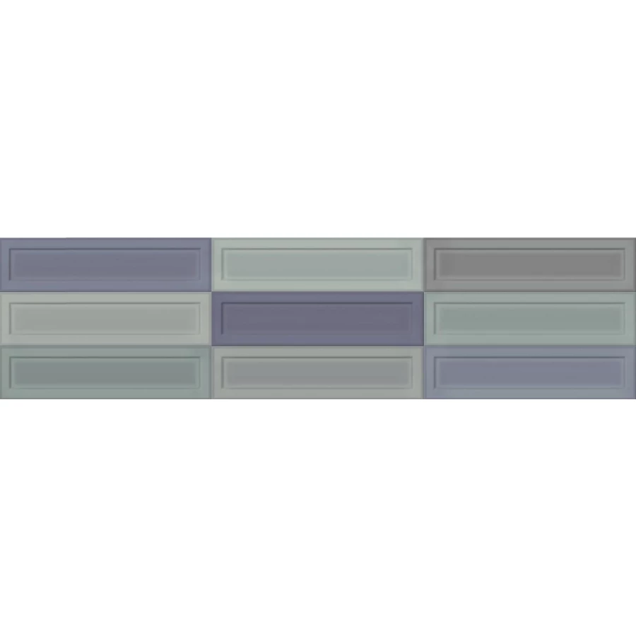 Настенная плитка ITT Ceramic Osaka Cold Shiny 30х7,5 см