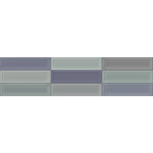 Настенная плитка ITT Ceramic Osaka Cold Shiny 30х7,5 см