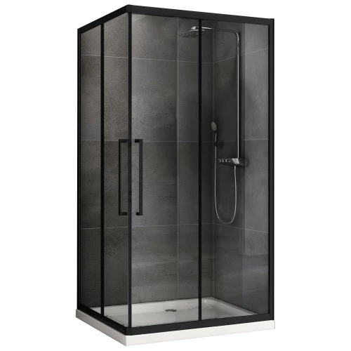Душевой уголок Abber Schwarzer Diamant AG02129BH 120х90 см