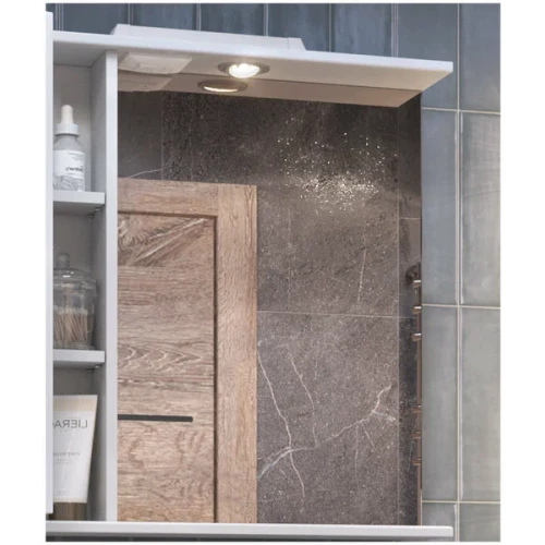 Зеркало шкаф Vigo Callao 700 навесной левый со спотом z.CAL.70.L.El 70x70 см