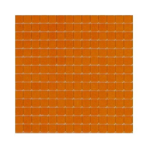 Стеклянная мозаика Rose Mosaic Gold Star сетка 2x2 глянцевая оранжевая A93(3)-20*20 32,7х32,7 см