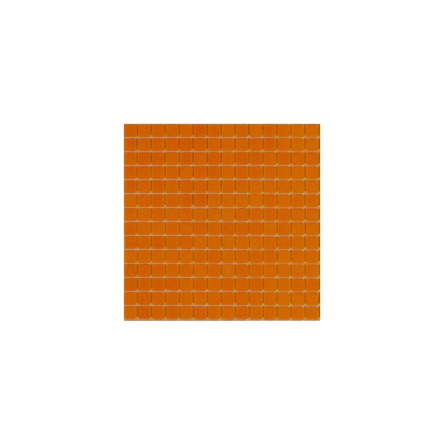 Стеклянная мозаика Rose Mosaic Gold Star сетка 2x2 глянцевая оранжевая A93(3)-20*20 32,7х32,7 см