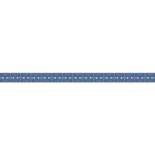 Бордюр Ceramica Classic Stripes бусинка синий 1,3х20