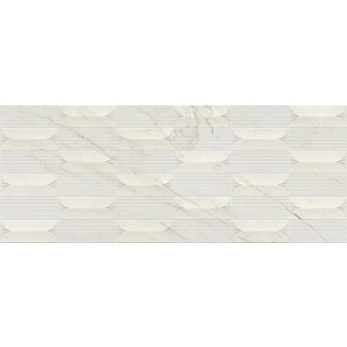 Декор Porcelanosa Глем Вхите Десо / Glem White Deco матовый белый 100354919 150х59,6 см